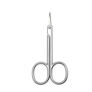 LIFE 美容剪刀 曲(不銹鋼)NO.2012