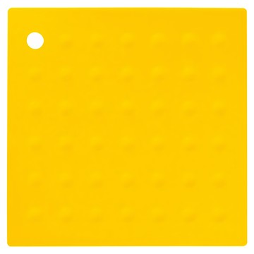 Premier Zing 方形矽膠隔熱墊  17x17公分  黃色  1個