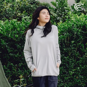 ADISI 中性動態保暖快乾連帽上衣 AL2421084-栗灰