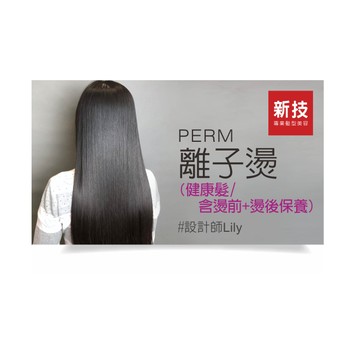 【新技專業髮型美容】【離子燙】健康髮(含燙前+燙後保養)