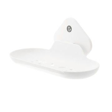 ffcat 強力無痕貼肥皂置物架 ABS材質 約20*10.6*9.7公分  白色  1個