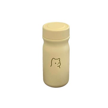 【現貨】保溫杯 保溫瓶 可愛貓咪保溫杯 320ml 附茶漏 隨行杯 環保杯 泡茶杯 水杯 隨身瓶 泡茶 興雲網購旗艦店