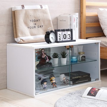 澄境mit80x40公分橫式鏡面收納展示櫃 櫃子 收納櫃 置物櫃 公仔櫃 玄關櫃  bo105