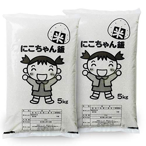  白米 10kg (5kg×2袋) にこちゃん飯 国内産100%