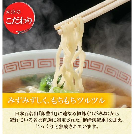 河京　具付喜多方醤油ラーメン2食