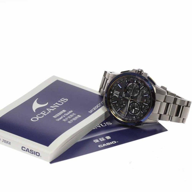 ☆保証書付き【CASIO】カシオ オシアナスGPS 0CW-G1000Eー１AJF ...