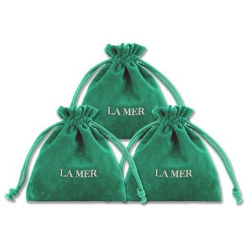 【LA MER 海洋拉娜】植絨寵愛束口袋 x 3