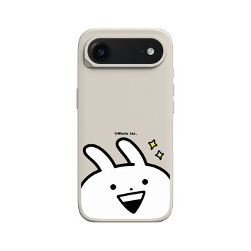 iPhone Air SolidX 貝殼灰 - Usagyuuun 小突兔 - 炙熱的眼神