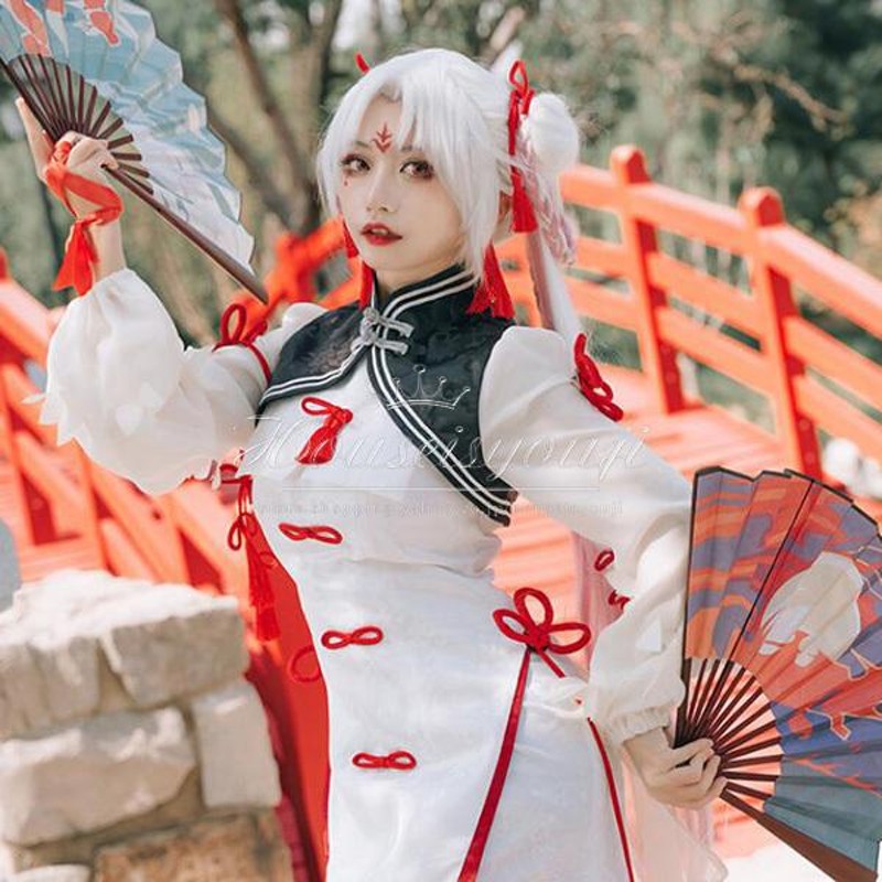 陰陽師 風 SSR式神 不知火 花笠歌舞コスプレ衣装 ウイッグ 靴 cosplay