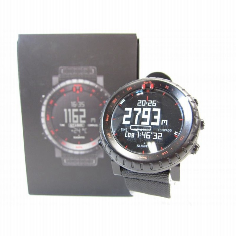SUUNTO CORE BLACK RED 腕時計　スント SUUNTOの人気ウォッチに、BLACK×REDの限定カラー新登場。 | GO