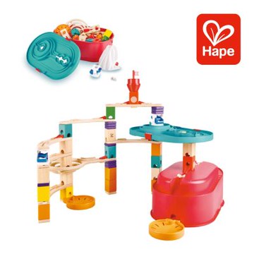 奇哥 德國Hape 跨得瑞拉螺旋軌道遊戲收納組