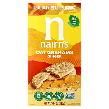 Nairn's, Oat Grahams，无麸质，姜，5.64 盎司（160 克）
