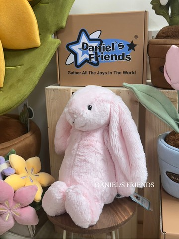 JELLYCAT-害羞粉色邦尼兔