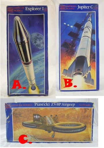 【震撼精品百貨】1/48Explorer1/1/48JupiterC/1/35Piasecki zv-8p Airgeep太空彈模型【共3款】 震撼日式精品百貨
