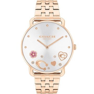 COACH Elliot 愛心C字女錶 開學換新季 送禮推薦-36mm CO14504285