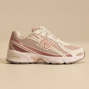 NEW BALANCE 慢跑鞋 NB 740 白粉紅 復古鞋 女 U74078Z