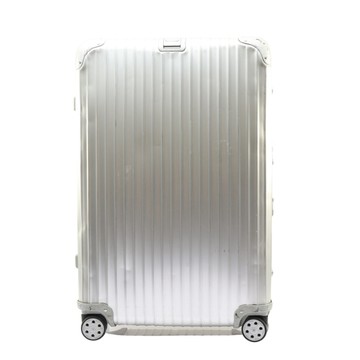 RIMOWA 日默瓦 Topas Multiwheel E-Tag 30吋 行李箱 銀色 鋁合金 【二手名牌BRAND OFF】