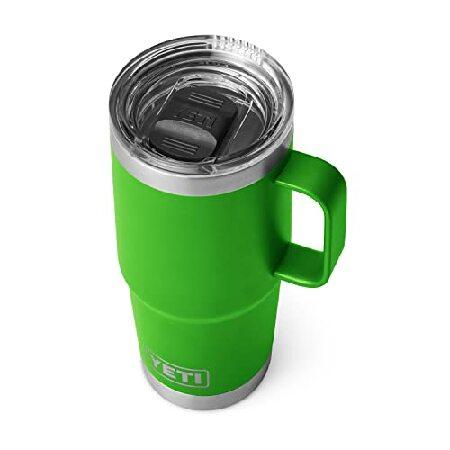 REAL YETI 20 oz. Travel Mug With Stronghold Lid Laser Engraved Canopy Green  Stainless Steel Yeti Rambler Vacuum Insulated YETI