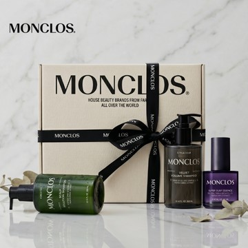 LINE禮物獨家新禮物｜收禮人可自選款式⭐【MONCLOS】洗髮精2入+護髮油緞帶禮盒