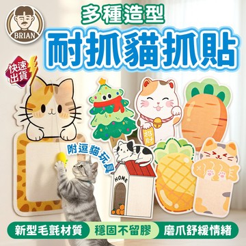 耐抓貓抓貼【布萊恩👨🏻隔日到貨】貓抓墊 貼牆貓抓墊 貓抓板 不掉屑貓抓貼 防貓抓沙發貼 貓咪玩具 寵物用品