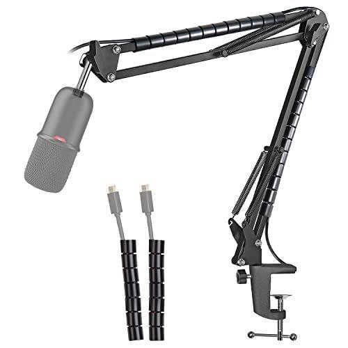 HyperX SoloCast Mic Boom Arm Stand Professional 調整可能 Scissor マイクロフォン B