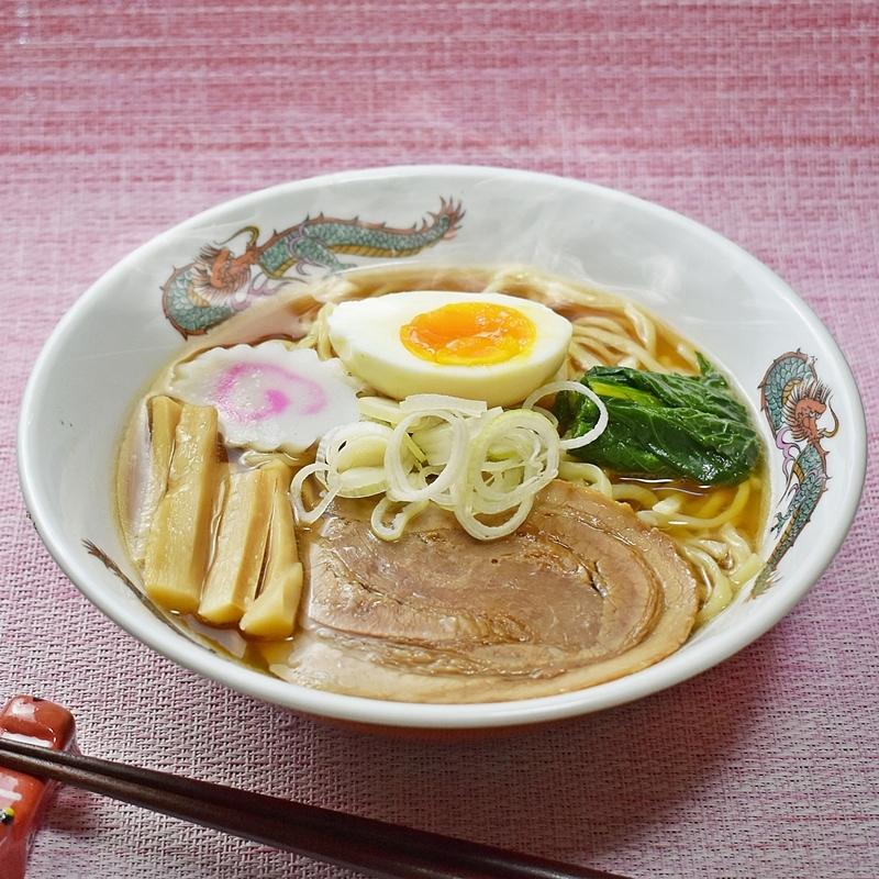 えどや 喜多方らーめん 煮干スープ味 4食 (麺・スープセット)