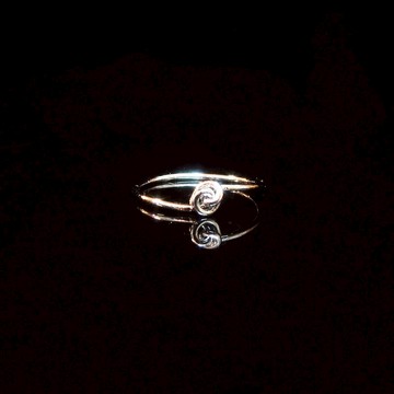 【原點】-包K金線編織戒指。紀念戒。中性款/簡約。情人對戒