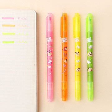 蠟筆小新雙頭果凍螢光筆- Crayon Shinchan 文具