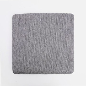 WARM TOUCH 石墨烯保暖針織法蘭絨雙面單人坐墊 霧灰