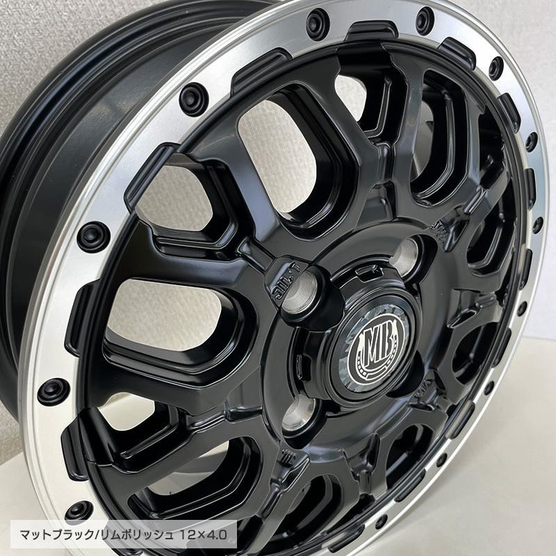 ブリヂストン 604V 145/80R12 80/78N マッドバーン XR-800M 12