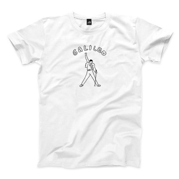 伽利略搖滾詩篇 - 白 - 中性版T恤