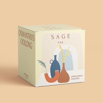【 質感送禮首選】Sage Tea 【養生潤肺】桂花烏龍 無繩原葉茶包