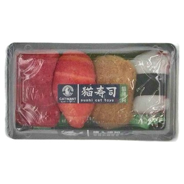 CATWANT 貓咪旺農場 貓薄荷壽司 Set 四個 台灣屏東農產貓草  1盒