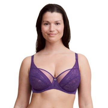 【Chantelle Easy Feel】Naya_三片裁無襯內衣_D-F(95410_0Y7紫羅蘭)