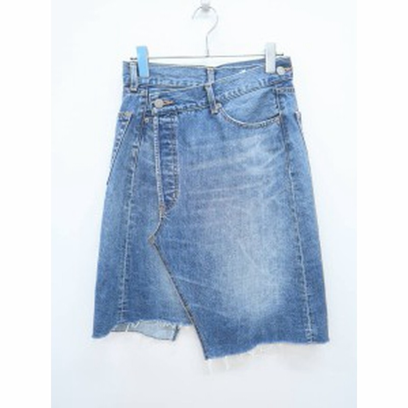 Azul By Moussy アズールバイマウジー リメイク風デニムスカート 青 レディース Aランク S 委託倉庫から出荷 通販 Lineポイント最大1 0 Get Lineショッピング
