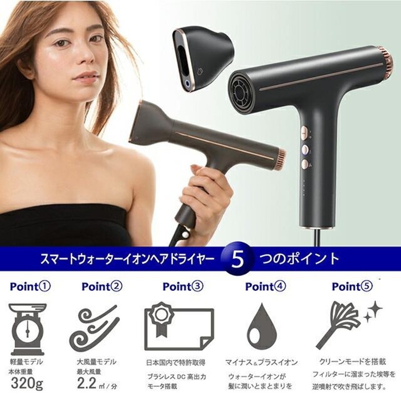 AINX Smart Water ion Hairdryer スマートウォーターイオンヘア