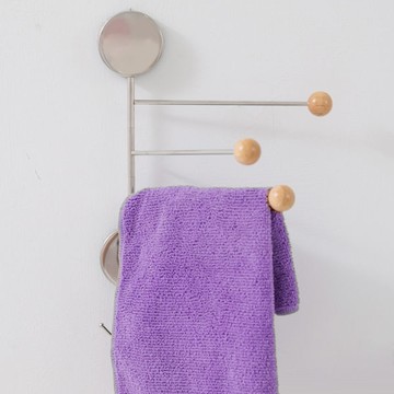 不鏽鋼吸鐵直立式毛巾掛架 MIT台灣製 完美主義【D0080】