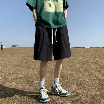 日系戶外休閒五分褲男夏季潮牌cityboy百搭短褲高街寬鬆休閒褲子