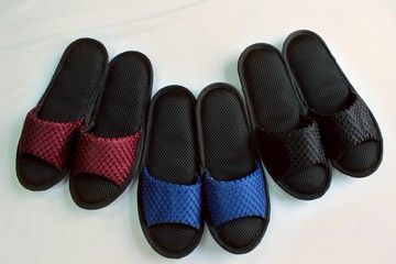 AC RABBIT-低均壓室內機能氣墊拖鞋【露趾大網布質感款】氣墊減壓