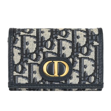 Christian Dior 30 Montaigne Glycine 卡片零錢收納包.深藍