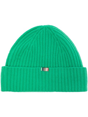extreme cashmere - Ami ribbed-knit beanie - women - Nylon/Spandex/Elastane/Cashmere - One Size - Green