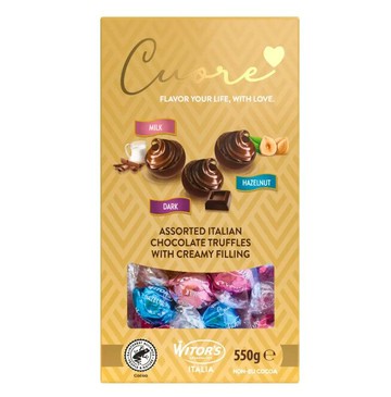Witor's 義大利綜合心型含餡巧克力 550公克
