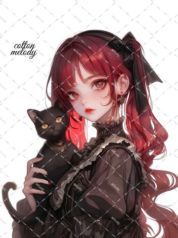 original sticker no.2318 人物貼紙 原創貼紙 原創人物貼紙 裝飾貼紙 cotton melody