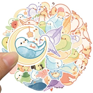 【寵物覺醒24h出貨】鸚鵡貼紙多款式不重複