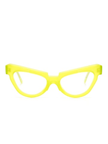 Kuboraum - Mask K39 cat-eye frame glasses - unisex - Acetate - One Size - Green