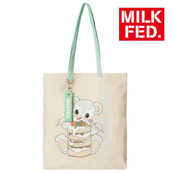 トートバッグ バッグ ミルクフェド MILKFED BEAR FLAT LIGHT
