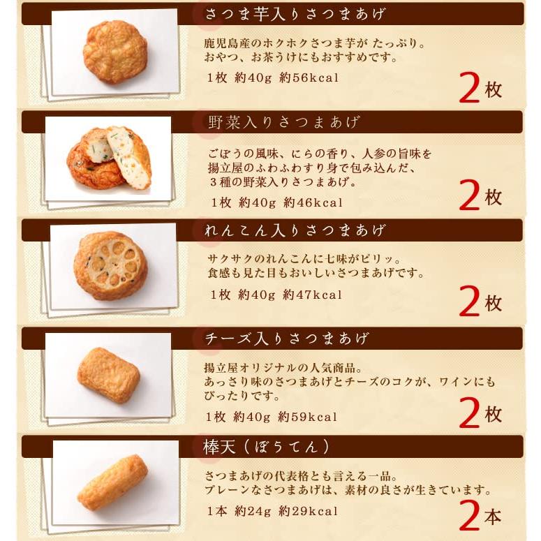 お試し さつま揚げ 鹿児島 揚立屋 おふたり様セット さつまあげ