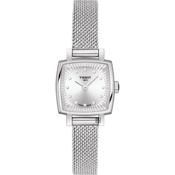 TISSOT 天梭 官方授權 LOVELY SQUARE 動人心弦米蘭帶女錶 新春開運 送禮首選-20mm T0581091103600