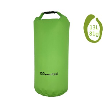 100mountain 70D 3D輕量防水壓縮袋 13L【淺綠色】