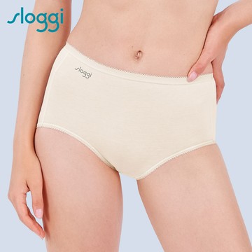 sloggi-COMFORT CARE經典舒適系列高腰小褲 亮膚｜76R474 J2